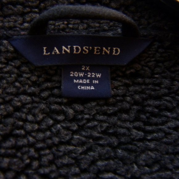 Lands'end Suede vest - Picture 2 of 3